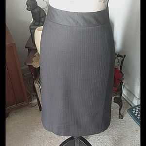 Pinstripe skirt